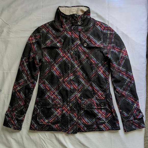 Roxy cotton high-neck zip-up jacket - Picture 3 of 6